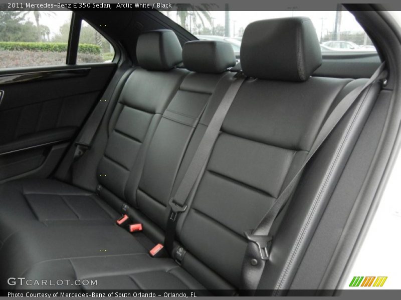 Arctic White / Black 2011 Mercedes-Benz E 350 Sedan