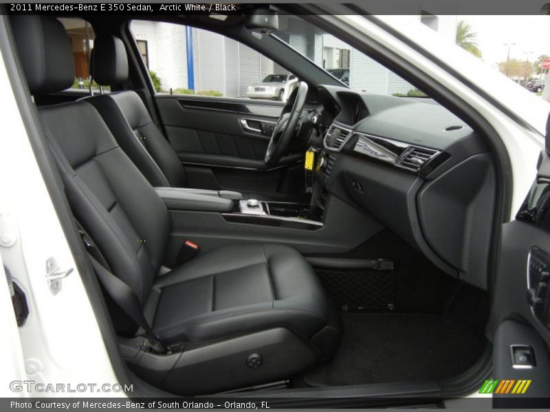 Arctic White / Black 2011 Mercedes-Benz E 350 Sedan