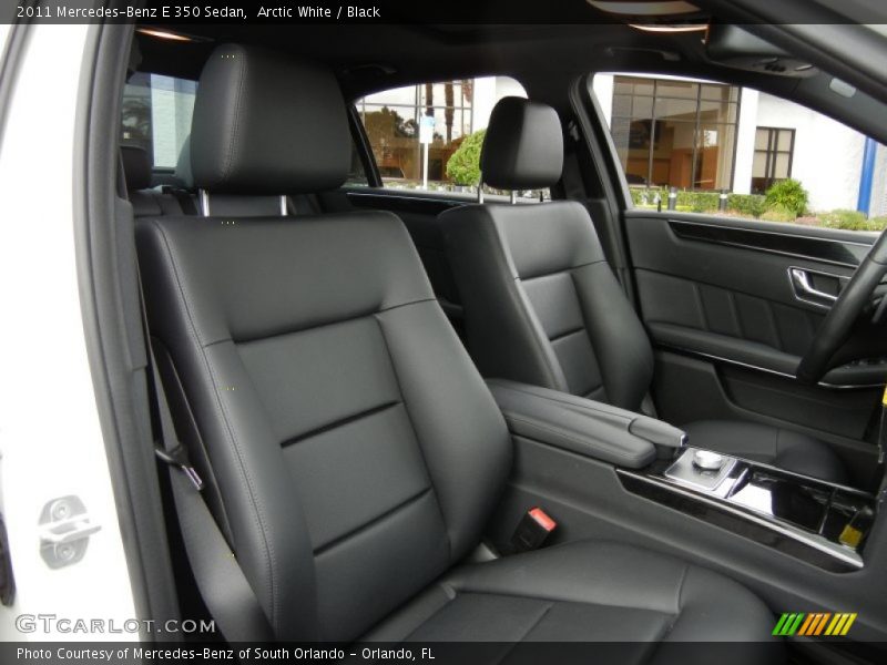Arctic White / Black 2011 Mercedes-Benz E 350 Sedan