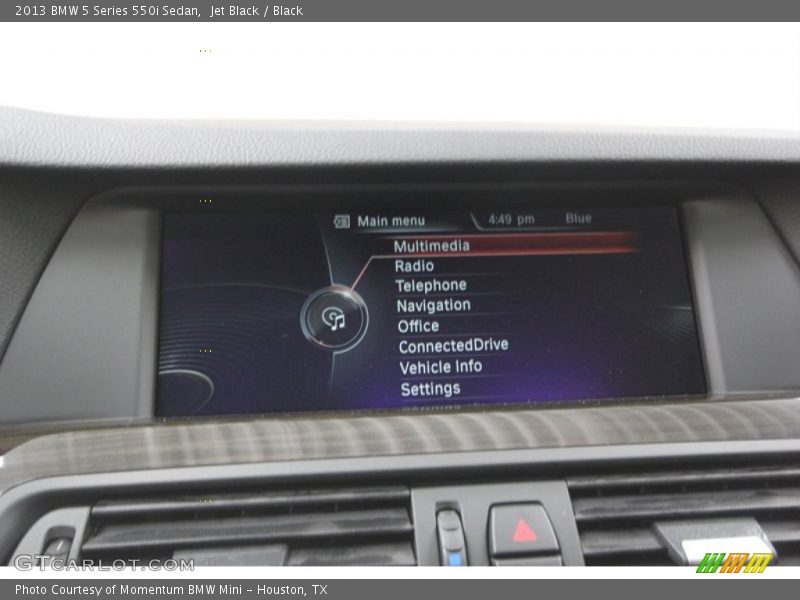 Jet Black / Black 2013 BMW 5 Series 550i Sedan