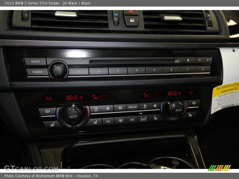 Jet Black / Black 2013 BMW 5 Series 550i Sedan