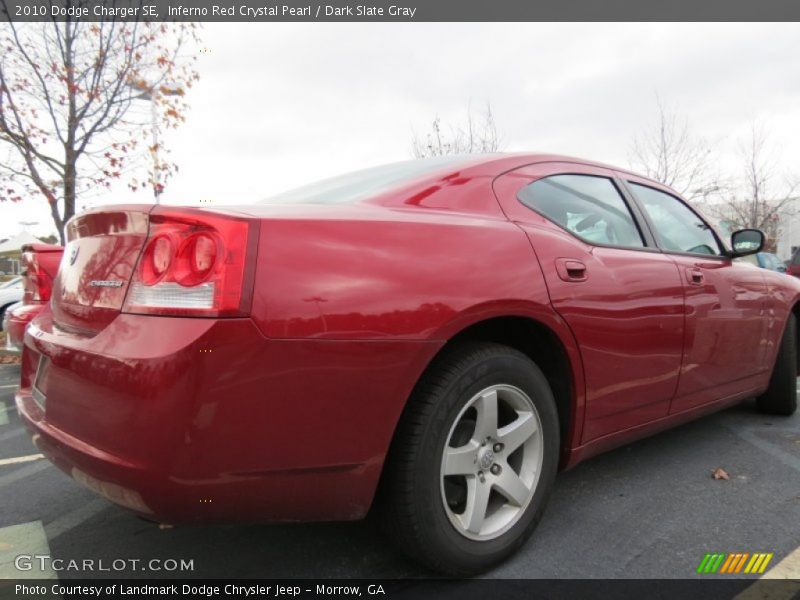 Inferno Red Crystal Pearl / Dark Slate Gray 2010 Dodge Charger SE