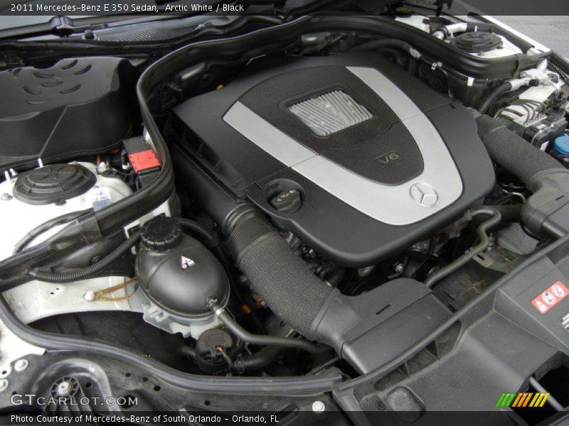 Arctic White / Black 2011 Mercedes-Benz E 350 Sedan