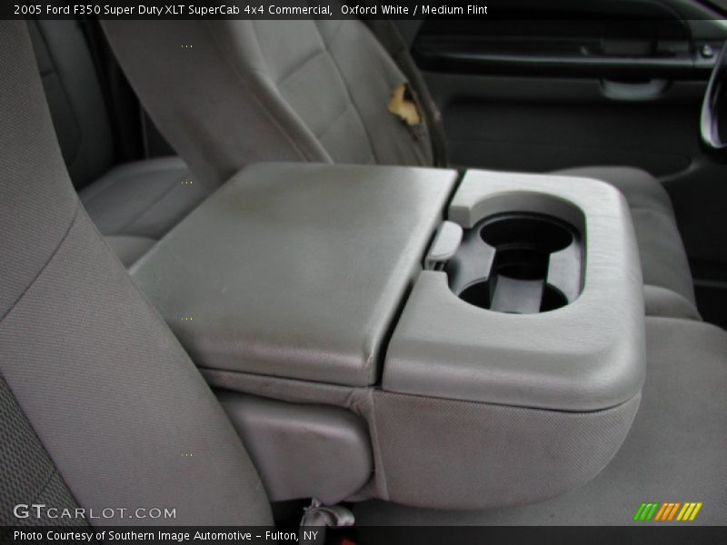 Oxford White / Medium Flint 2005 Ford F350 Super Duty XLT SuperCab 4x4 Commercial