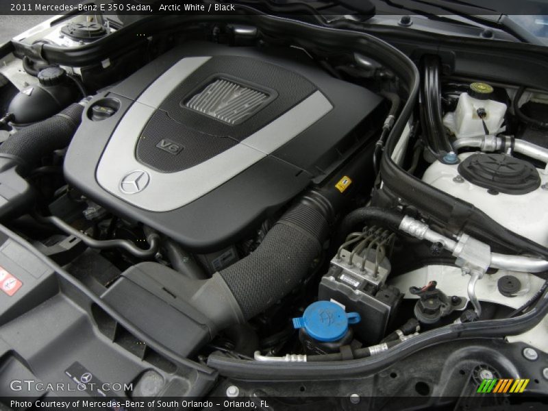 Arctic White / Black 2011 Mercedes-Benz E 350 Sedan