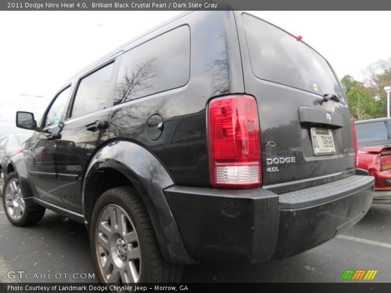 Brilliant Black Crystal Pearl / Dark Slate Gray 2011 Dodge Nitro Heat 4.0