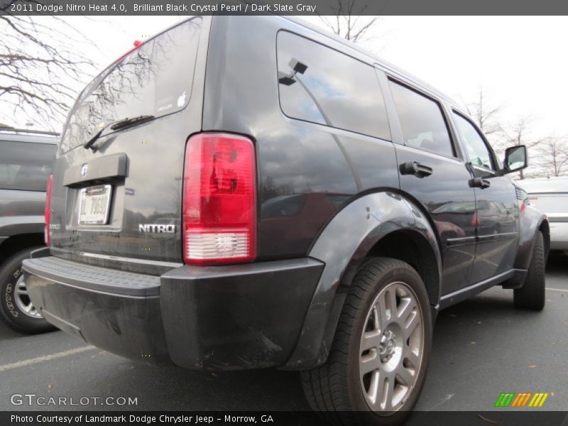 Brilliant Black Crystal Pearl / Dark Slate Gray 2011 Dodge Nitro Heat 4.0