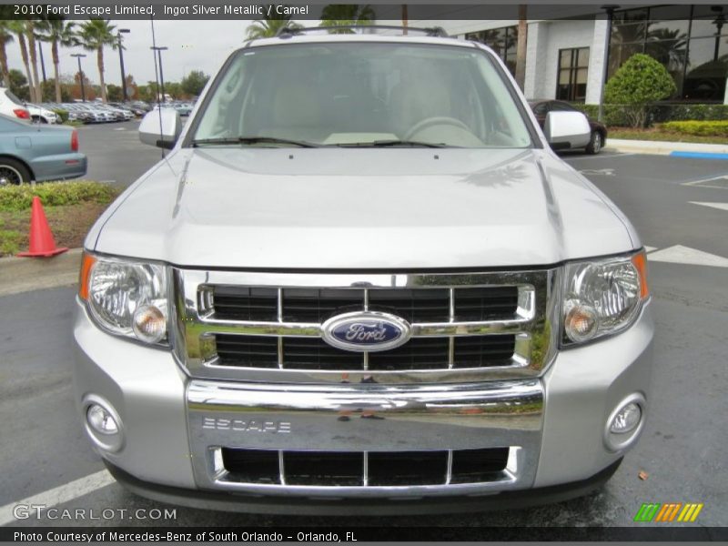 Ingot Silver Metallic / Camel 2010 Ford Escape Limited
