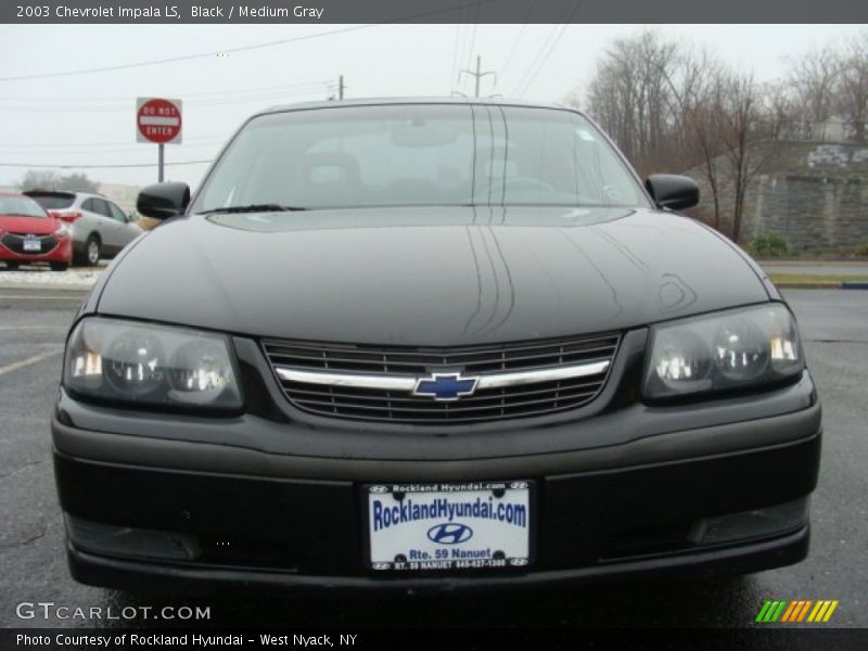 Black / Medium Gray 2003 Chevrolet Impala LS