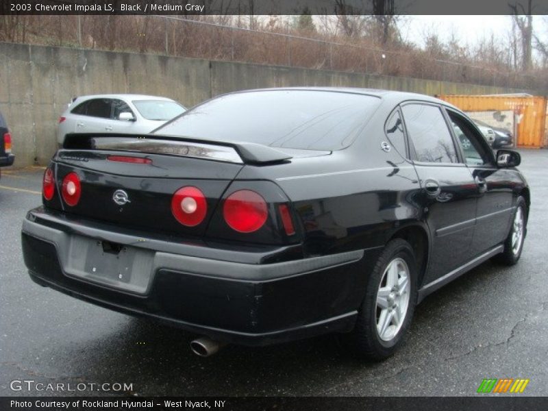 Black / Medium Gray 2003 Chevrolet Impala LS