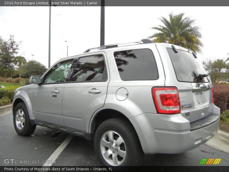 Ingot Silver Metallic / Camel 2010 Ford Escape Limited