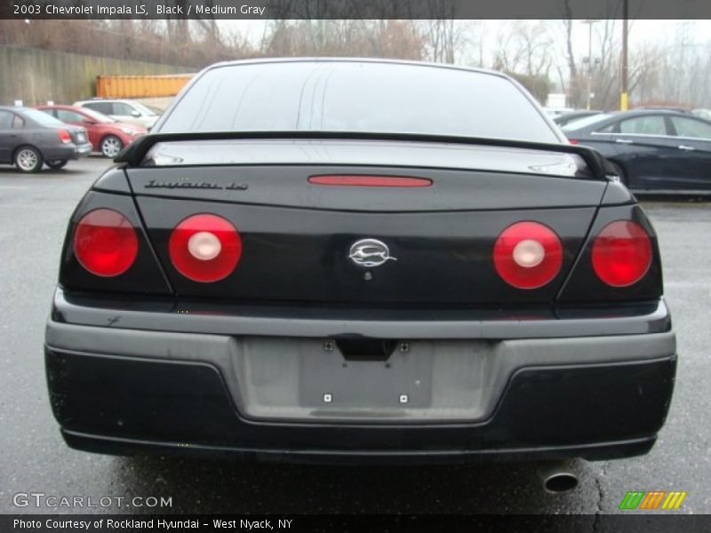 Black / Medium Gray 2003 Chevrolet Impala LS