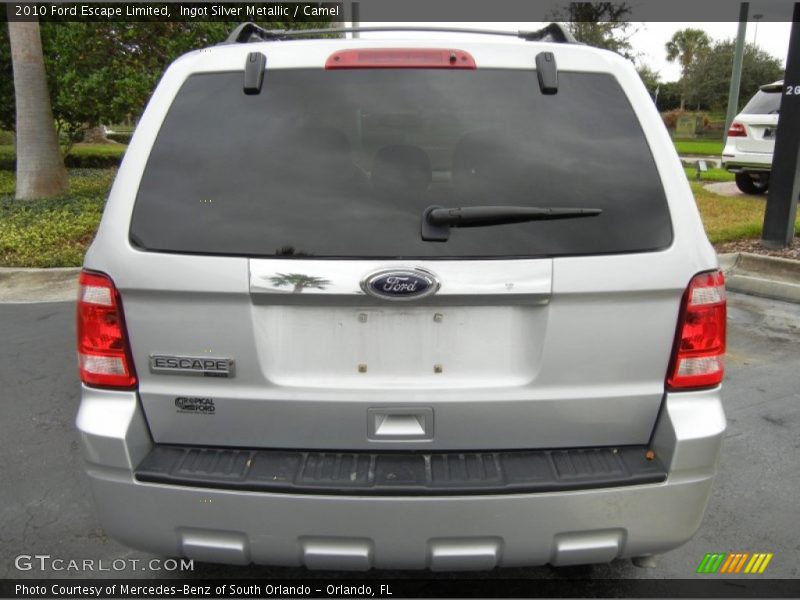 Ingot Silver Metallic / Camel 2010 Ford Escape Limited
