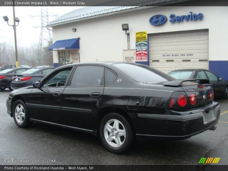 Black / Medium Gray 2003 Chevrolet Impala LS
