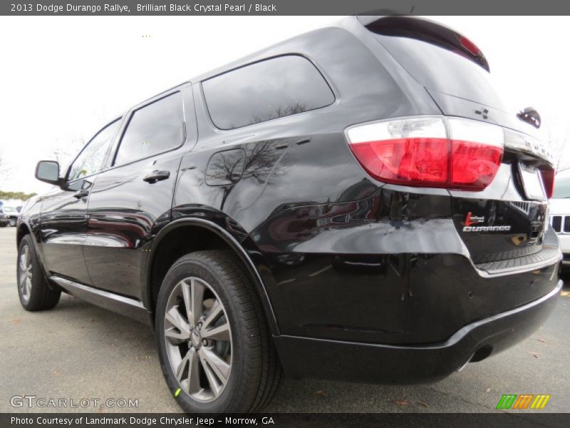 Brilliant Black Crystal Pearl / Black 2013 Dodge Durango Rallye