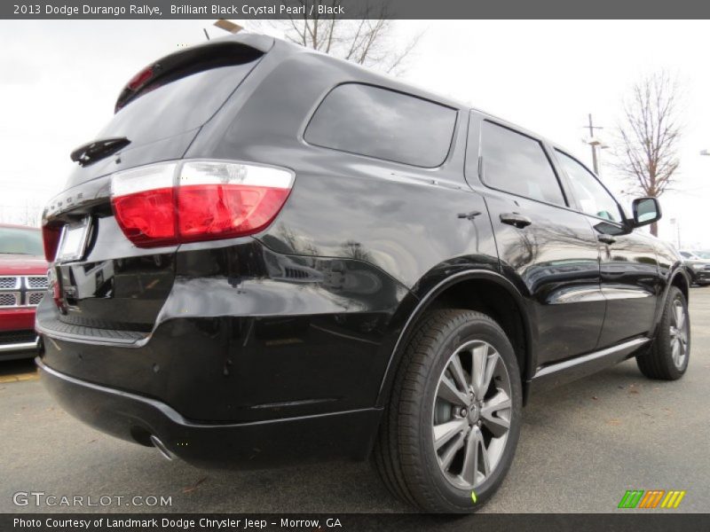 Brilliant Black Crystal Pearl / Black 2013 Dodge Durango Rallye
