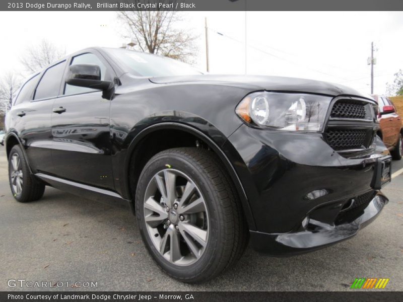 Brilliant Black Crystal Pearl / Black 2013 Dodge Durango Rallye