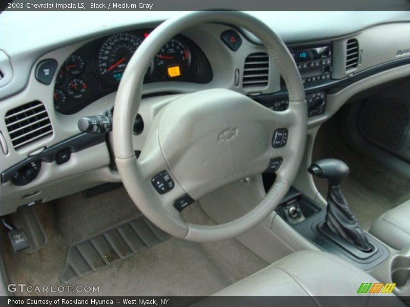 Black / Medium Gray 2003 Chevrolet Impala LS