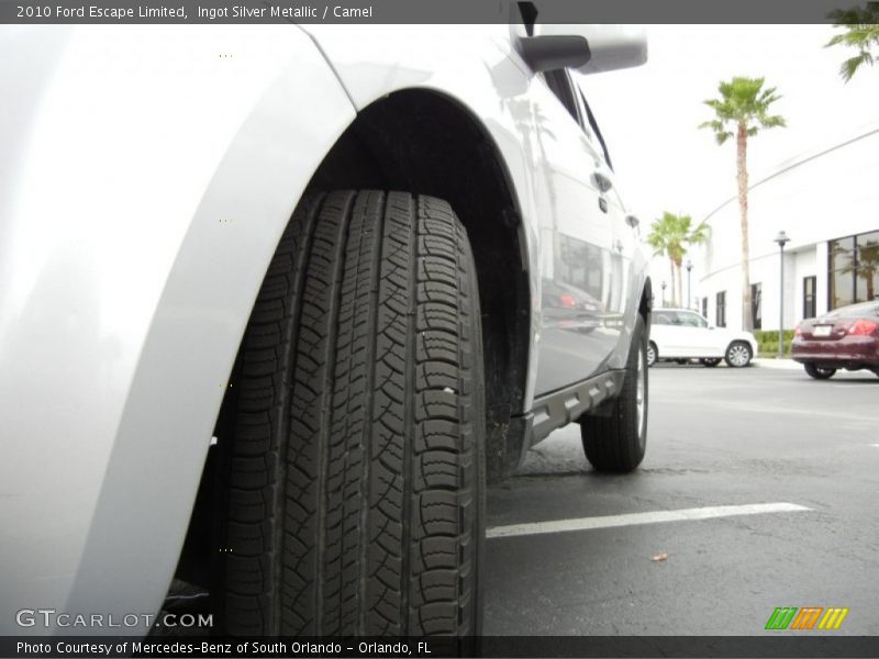 Ingot Silver Metallic / Camel 2010 Ford Escape Limited