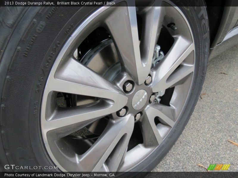 Brilliant Black Crystal Pearl / Black 2013 Dodge Durango Rallye