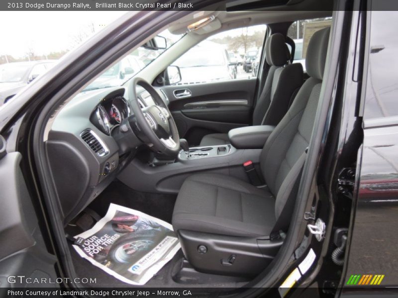 Brilliant Black Crystal Pearl / Black 2013 Dodge Durango Rallye