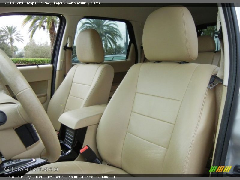 Ingot Silver Metallic / Camel 2010 Ford Escape Limited