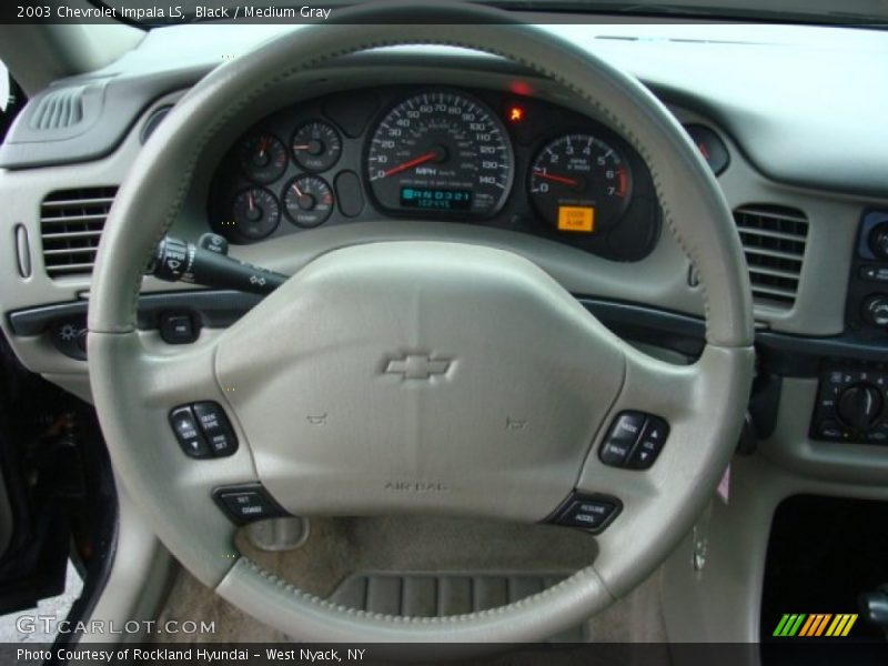 Black / Medium Gray 2003 Chevrolet Impala LS