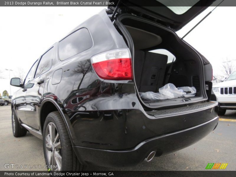 Brilliant Black Crystal Pearl / Black 2013 Dodge Durango Rallye