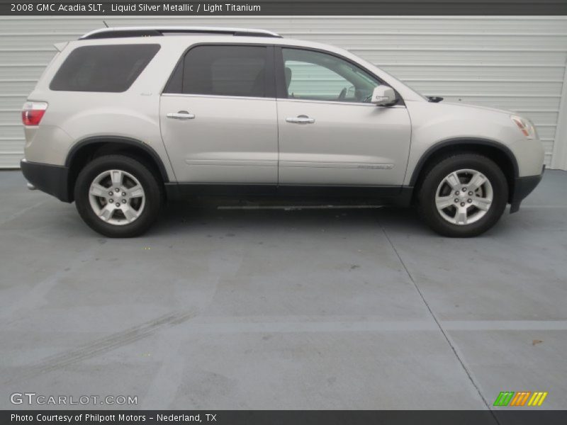 Liquid Silver Metallic / Light Titanium 2008 GMC Acadia SLT