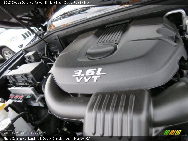 Brilliant Black Crystal Pearl / Black 2013 Dodge Durango Rallye