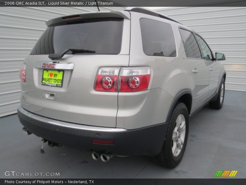 Liquid Silver Metallic / Light Titanium 2008 GMC Acadia SLT