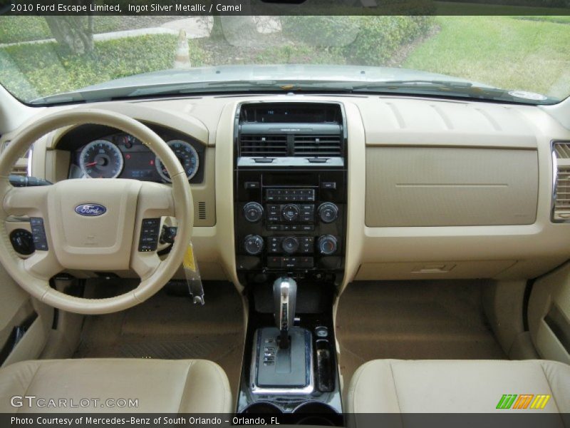 Ingot Silver Metallic / Camel 2010 Ford Escape Limited