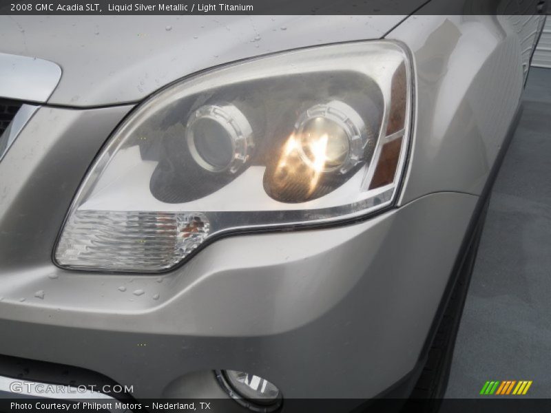 Liquid Silver Metallic / Light Titanium 2008 GMC Acadia SLT