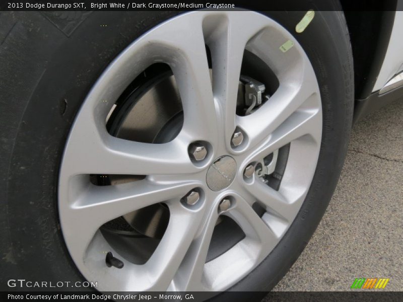 Bright White / Dark Graystone/Medium Graystone 2013 Dodge Durango SXT