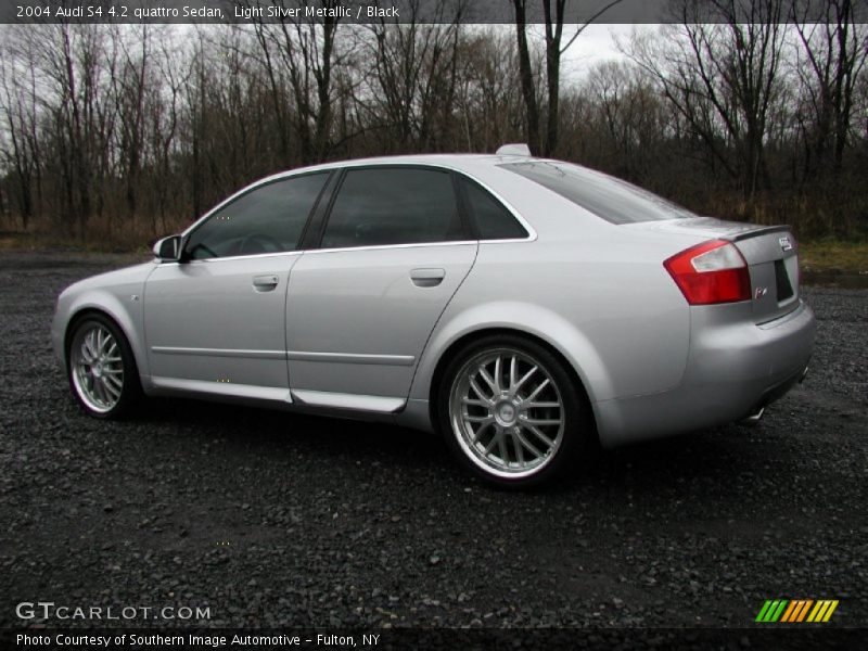 Light Silver Metallic / Black 2004 Audi S4 4.2 quattro Sedan