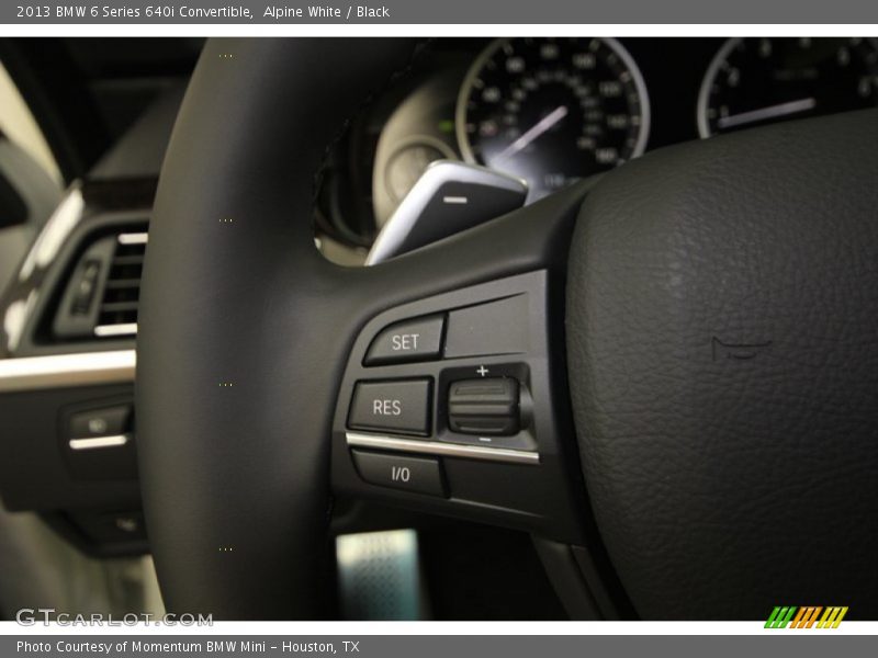 Controls of 2013 6 Series 640i Convertible