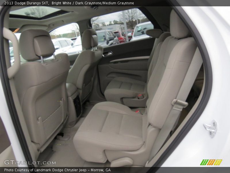 Bright White / Dark Graystone/Medium Graystone 2013 Dodge Durango SXT