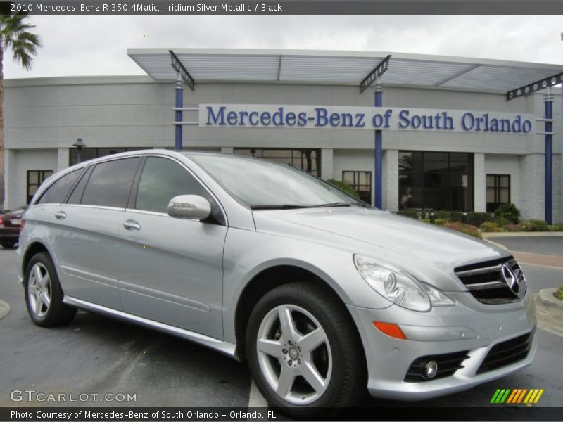 Iridium Silver Metallic / Black 2010 Mercedes-Benz R 350 4Matic