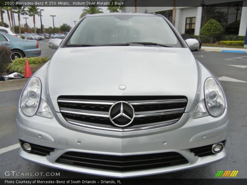 Iridium Silver Metallic / Black 2010 Mercedes-Benz R 350 4Matic