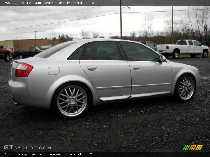 Light Silver Metallic / Black 2004 Audi S4 4.2 quattro Sedan