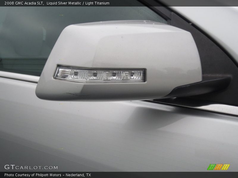 Liquid Silver Metallic / Light Titanium 2008 GMC Acadia SLT