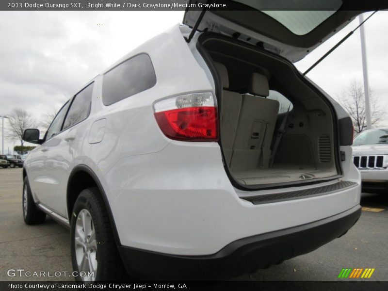 Bright White / Dark Graystone/Medium Graystone 2013 Dodge Durango SXT