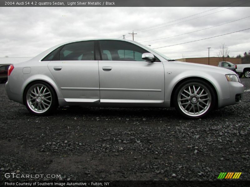 Light Silver Metallic / Black 2004 Audi S4 4.2 quattro Sedan