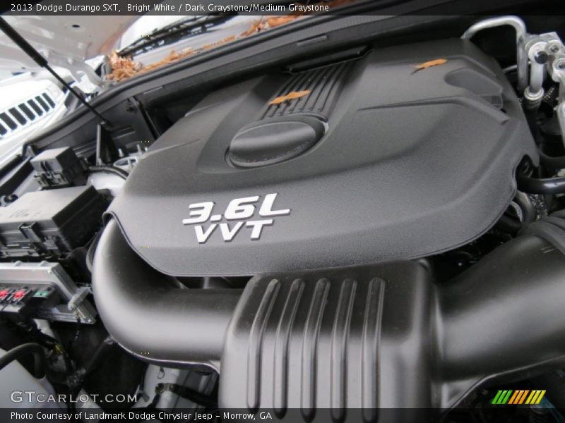 Bright White / Dark Graystone/Medium Graystone 2013 Dodge Durango SXT