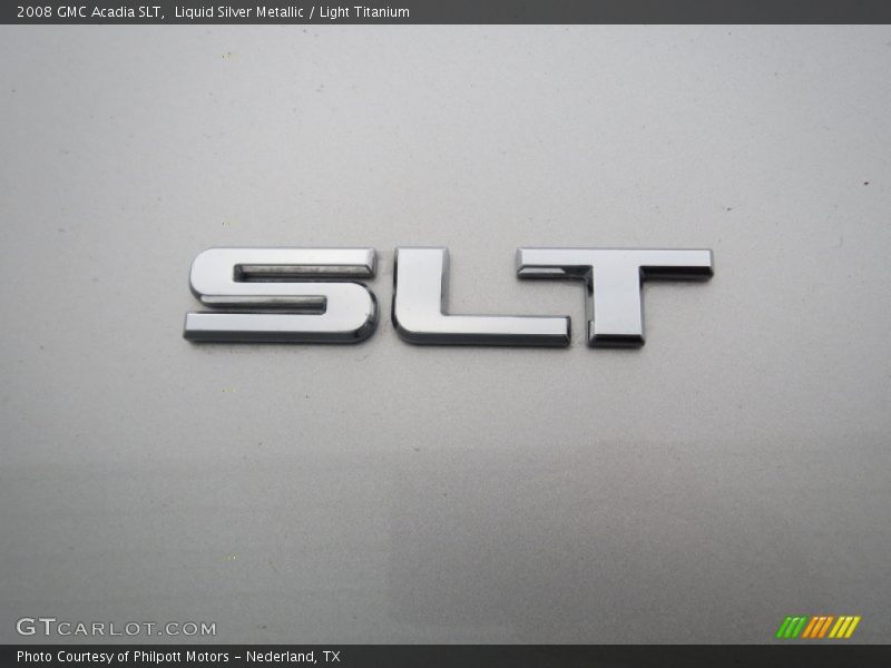 Liquid Silver Metallic / Light Titanium 2008 GMC Acadia SLT