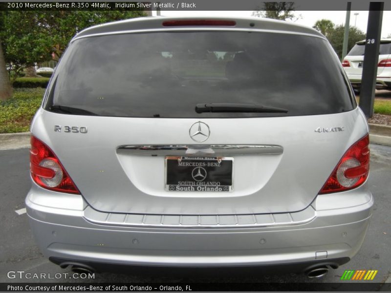 Iridium Silver Metallic / Black 2010 Mercedes-Benz R 350 4Matic