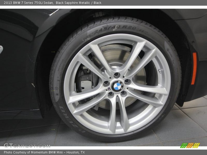 Black Sapphire Metallic / Black 2013 BMW 7 Series 750Li Sedan