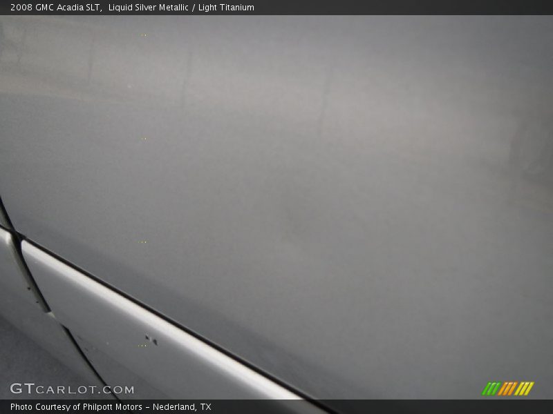 Liquid Silver Metallic / Light Titanium 2008 GMC Acadia SLT