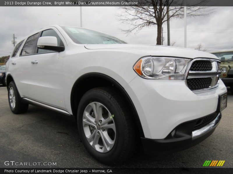 Front 3/4 View of 2013 Durango Crew