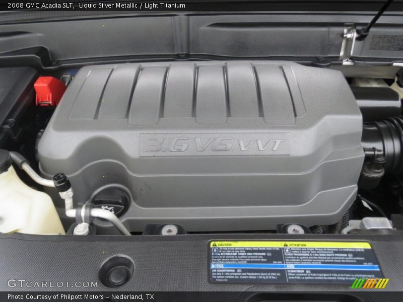 Liquid Silver Metallic / Light Titanium 2008 GMC Acadia SLT